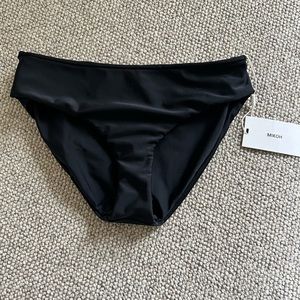NWT black Mikoh swim bottoms MEDIUM